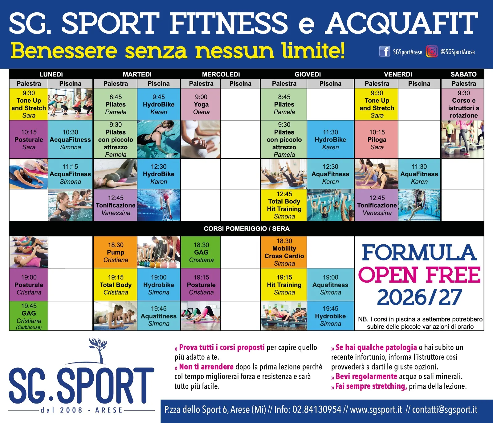 Con l'Open Fitness non hai più limiti: Guida Completa alla Stagione 2026/27